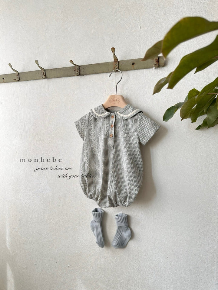 【2026夏新作】monbebe / Check Sailor Suit