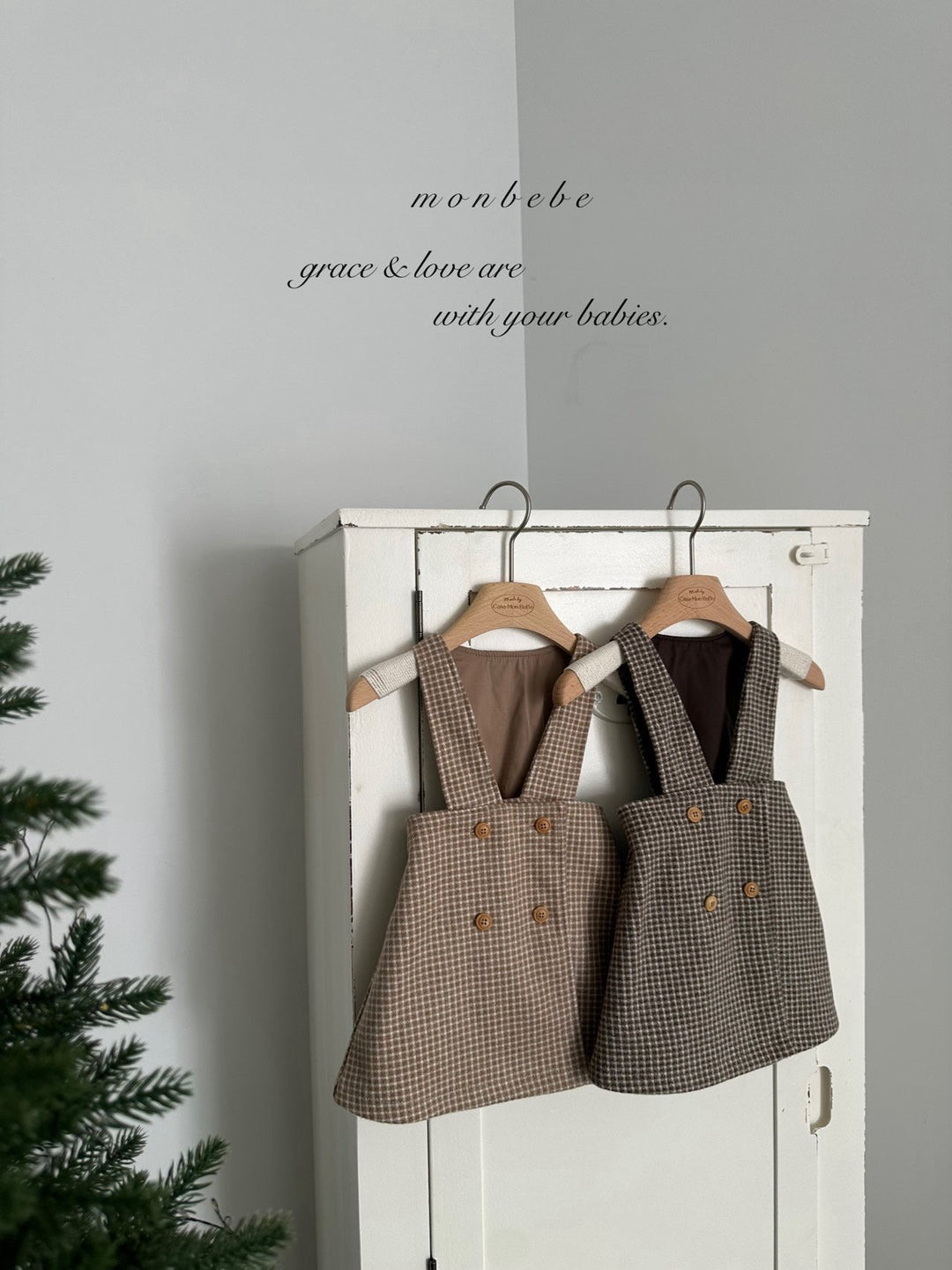 monbebe / Window Check dress