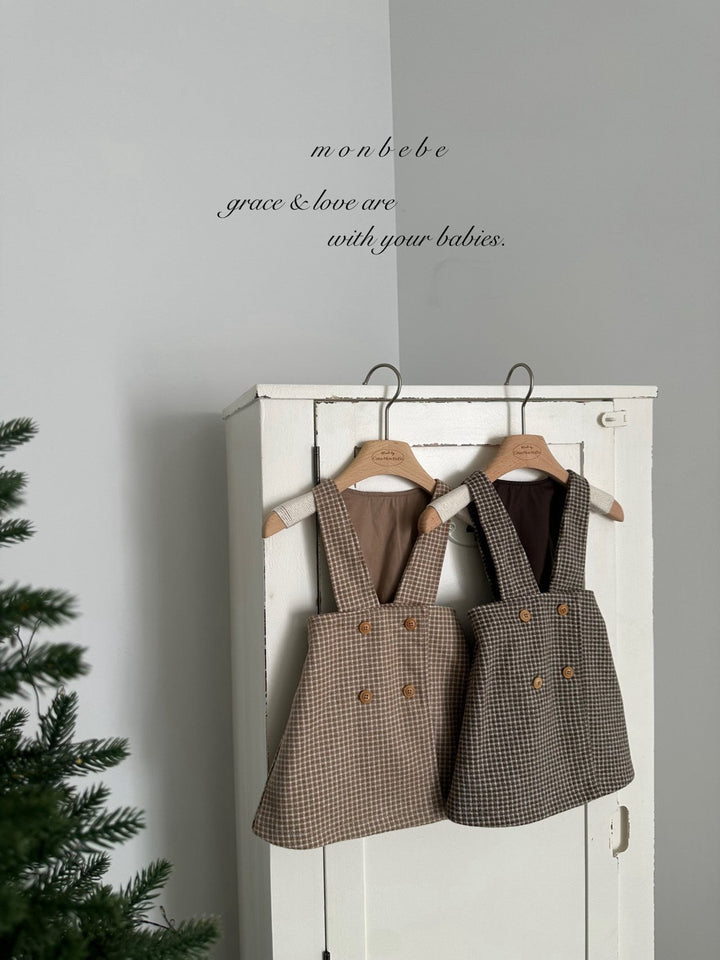 monbebe / Window Check dress