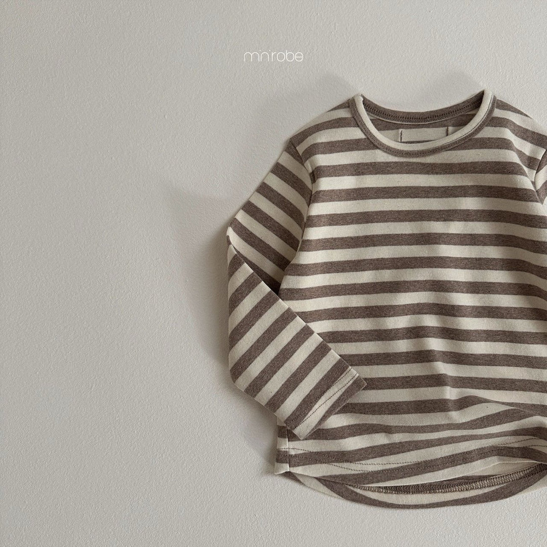 minirobe /  mango stripe round tee