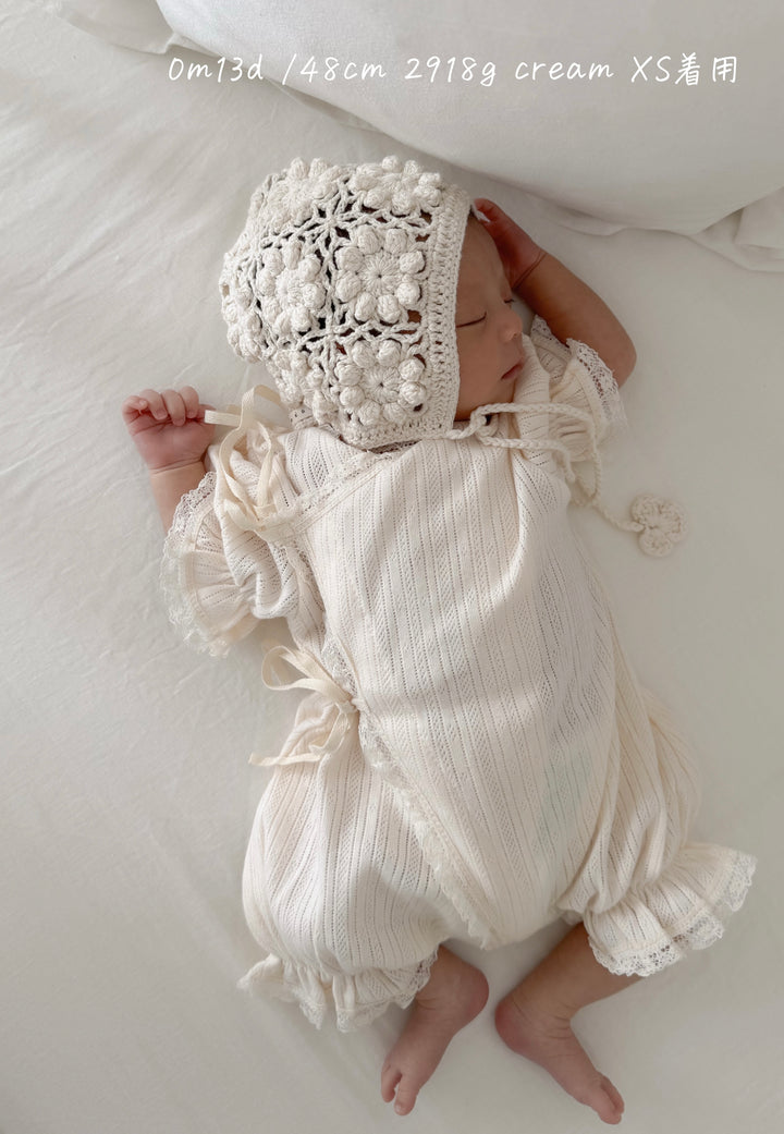 monbebe / handmade cotton bonnet