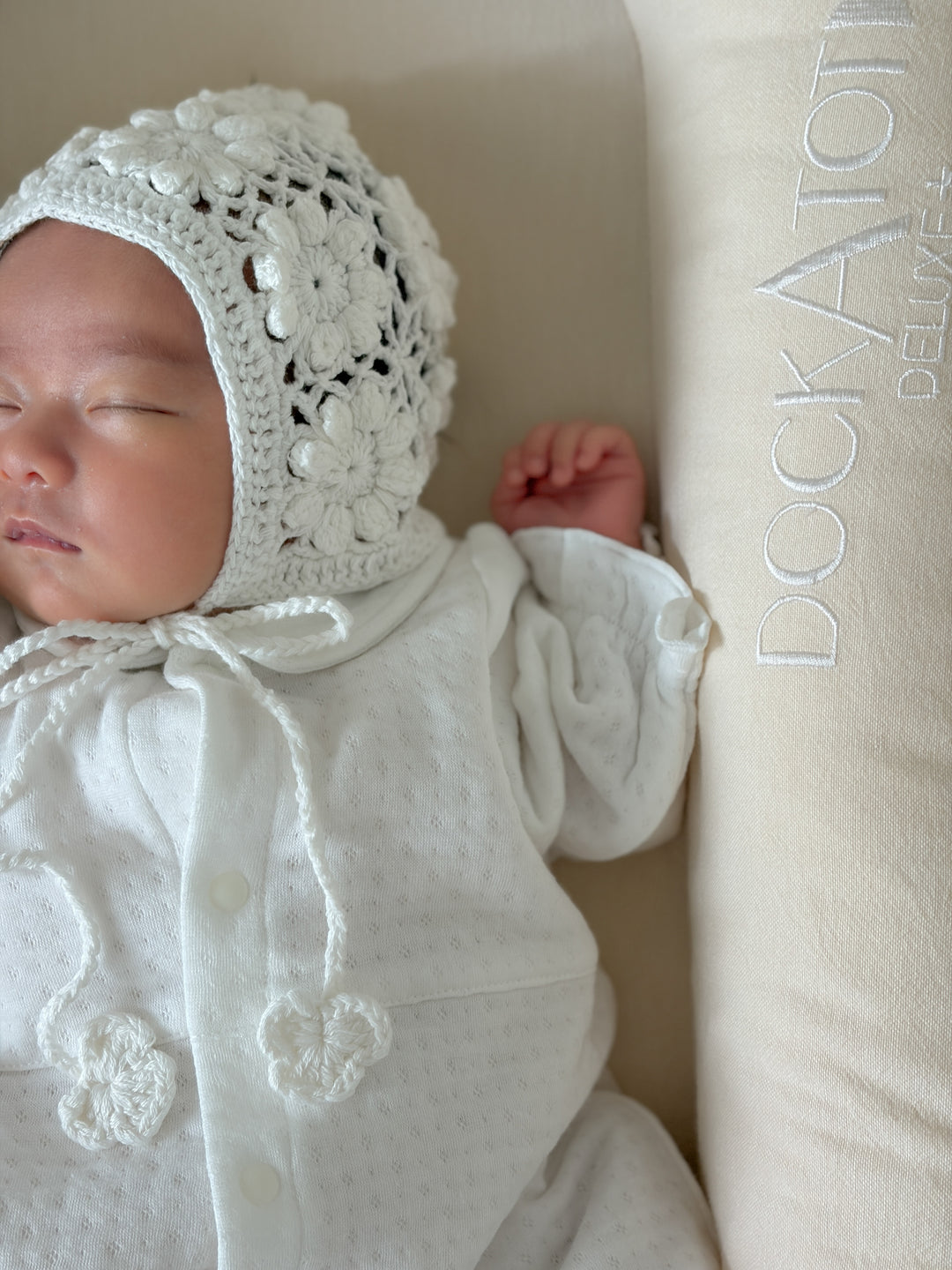 【即納】 bébé/ (長袖) Milky Organic Quilt Dressall