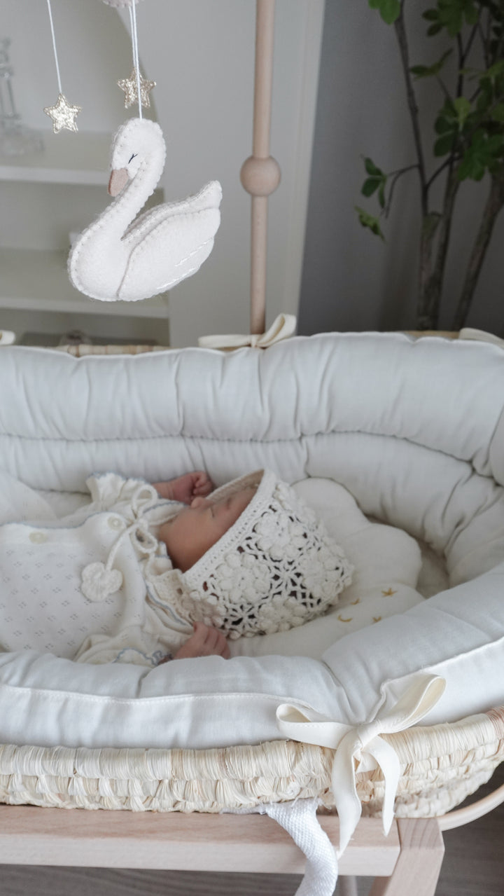 【11/17 再入荷】 monbebe / (長袖) hana picot lace suit