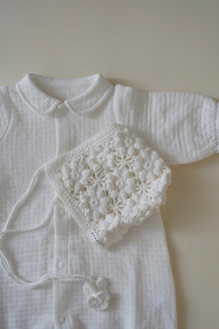 【即納】 bébé/ (長袖) Milky Organic Quilt Dressall