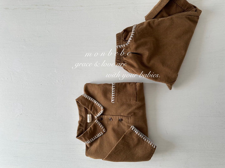 【新作:10/27以降発送】 monbebe / Louis melo shirts