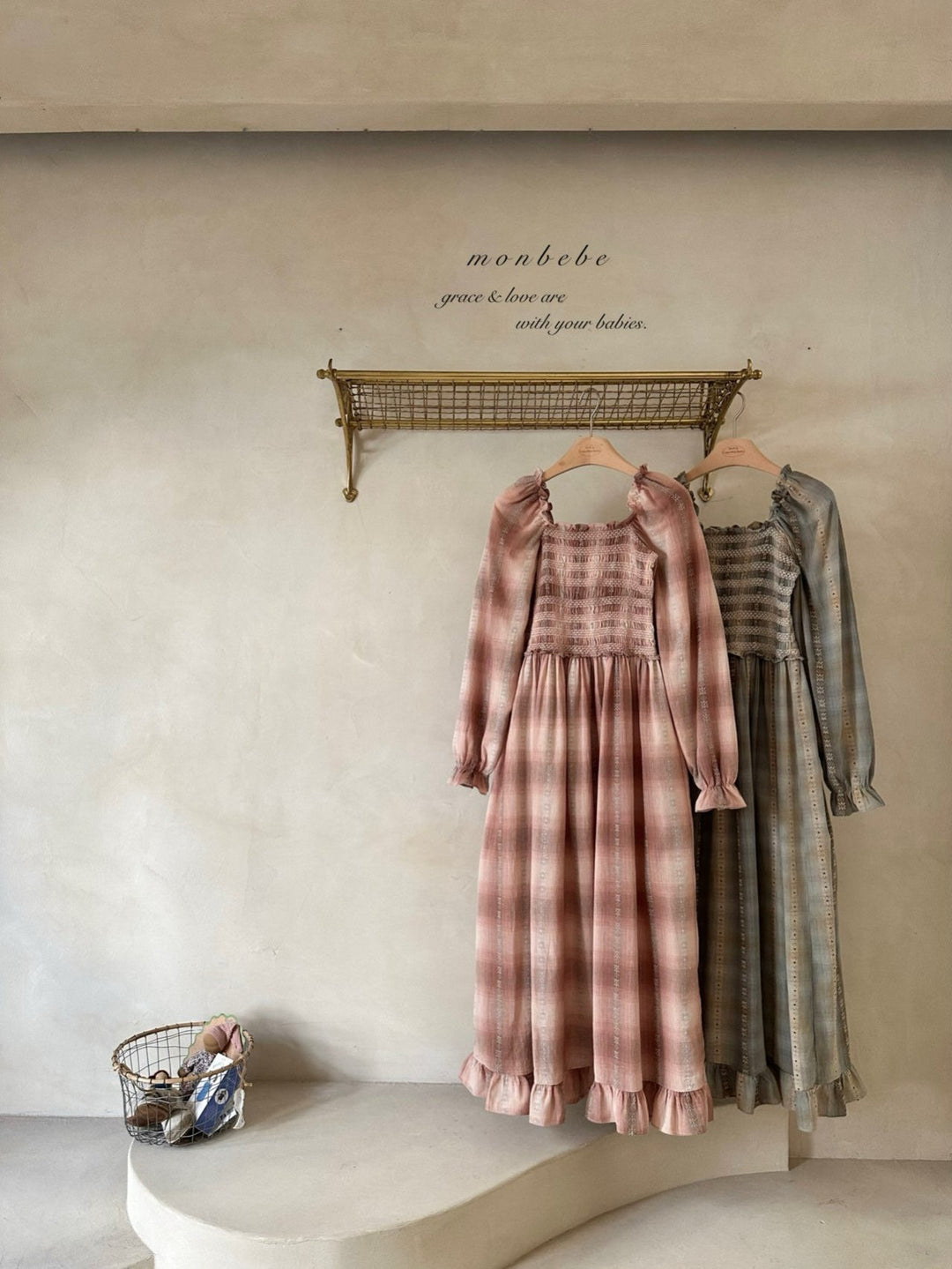 monbebe / Lara check dress  (mom)