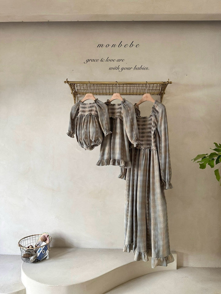 monbebe / Lara check dress  (mom)