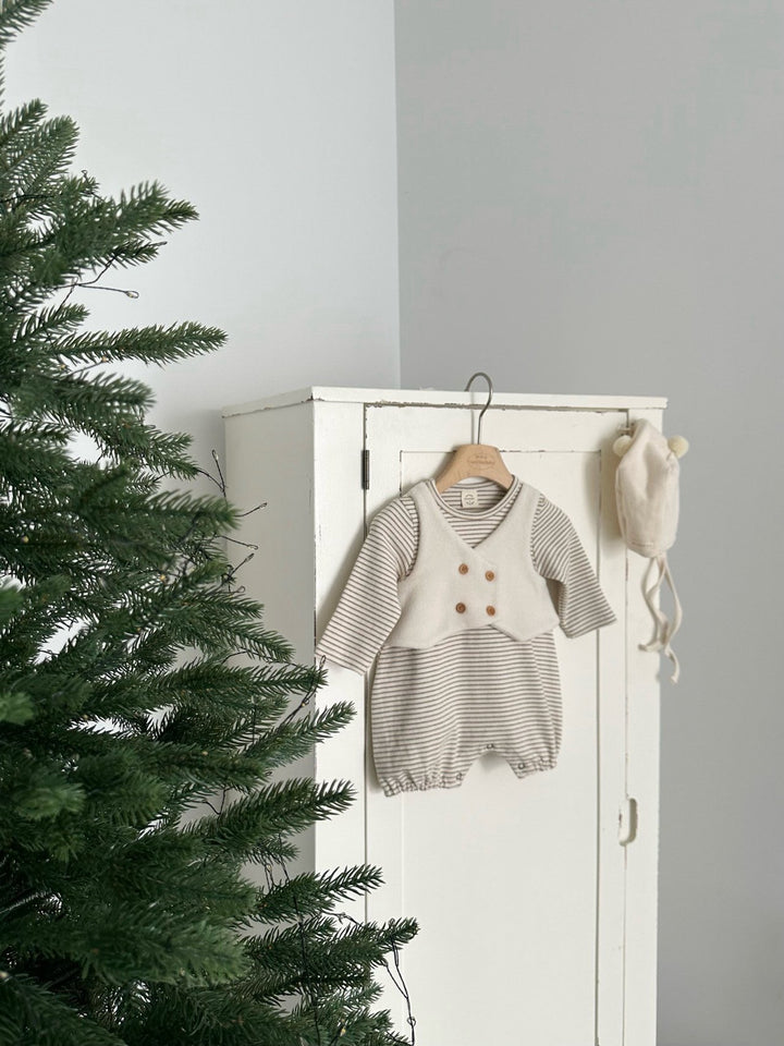 【新作:10/27以降発送】 monbebe / Vest suit