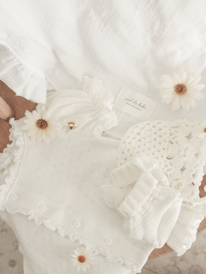 【2026夏新作】bébé / (半袖) whipped frill suit