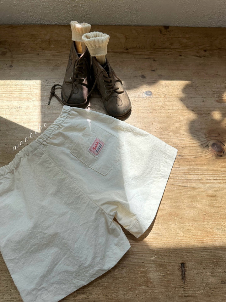 【予約】monbebe / Batik Cotton Shorts
