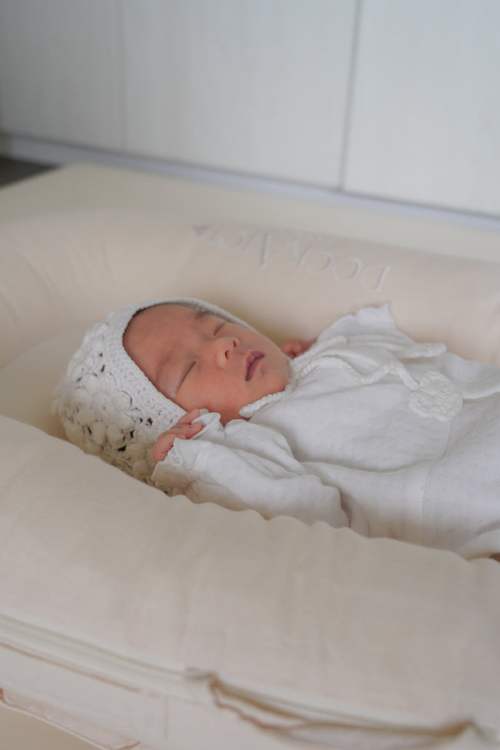 【即納】 bébé/ (長袖) Milky Organic Quilt Dressall