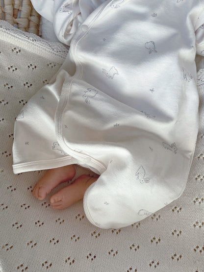 peekaboo  / lapin newborn suit set