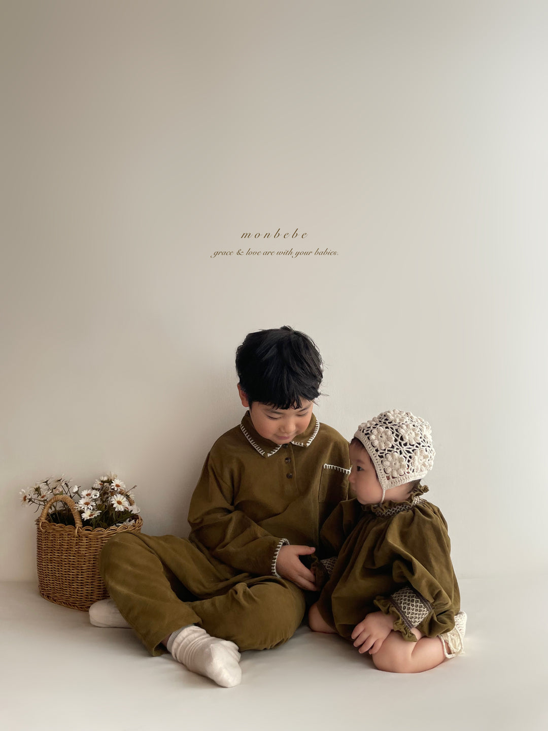 【新作:10/27以降発送】 monbebe / Louis melo shirts