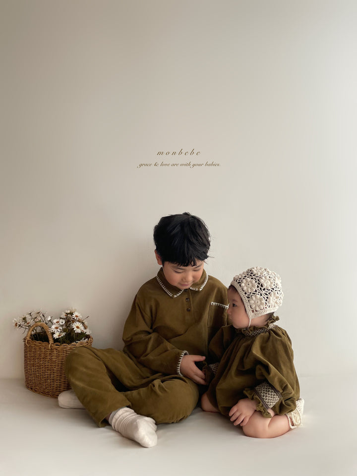 【新作:10/27以降発送】 monbebe / Louis melo shirts