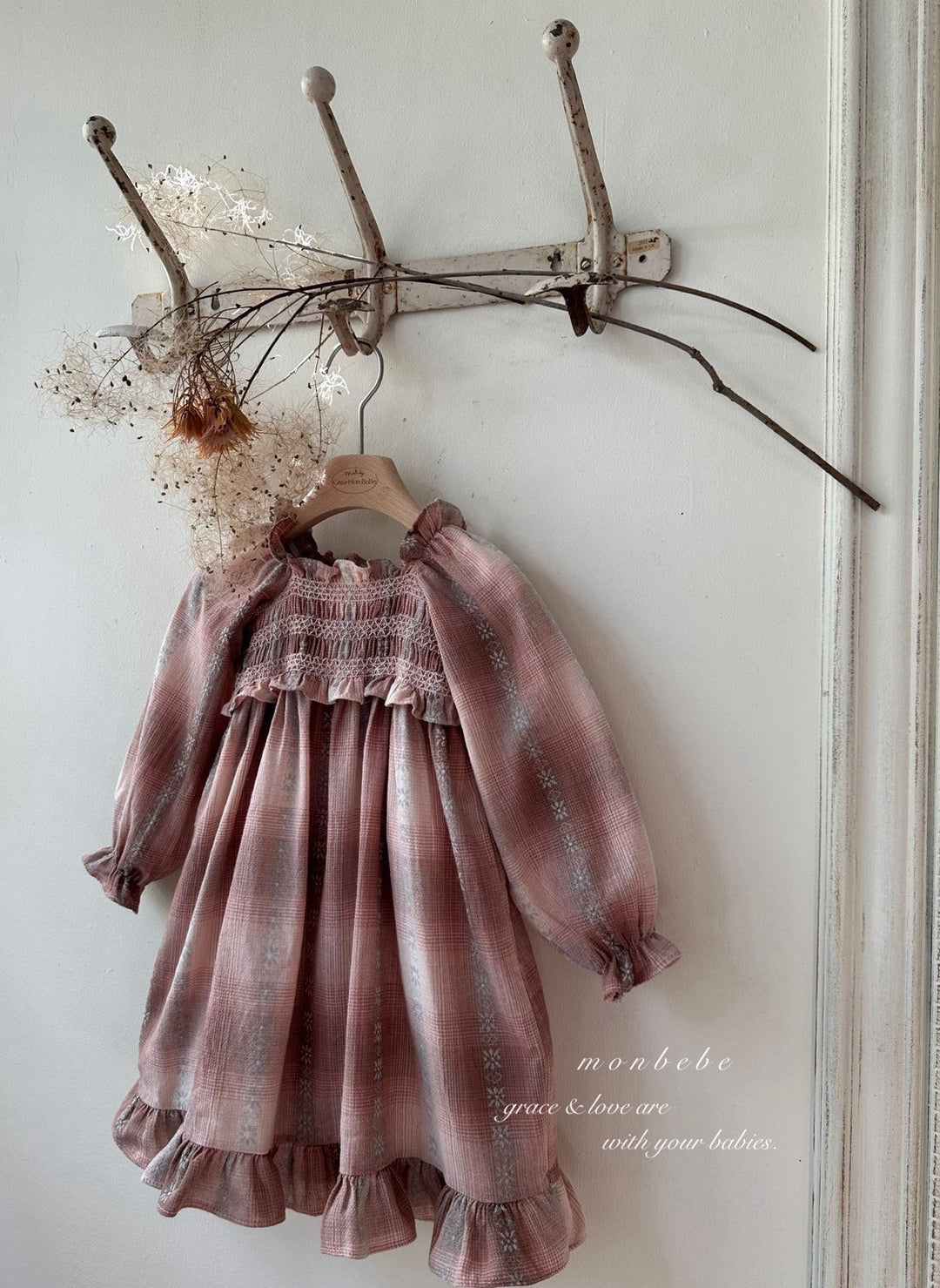 monbebe / Lara check dress