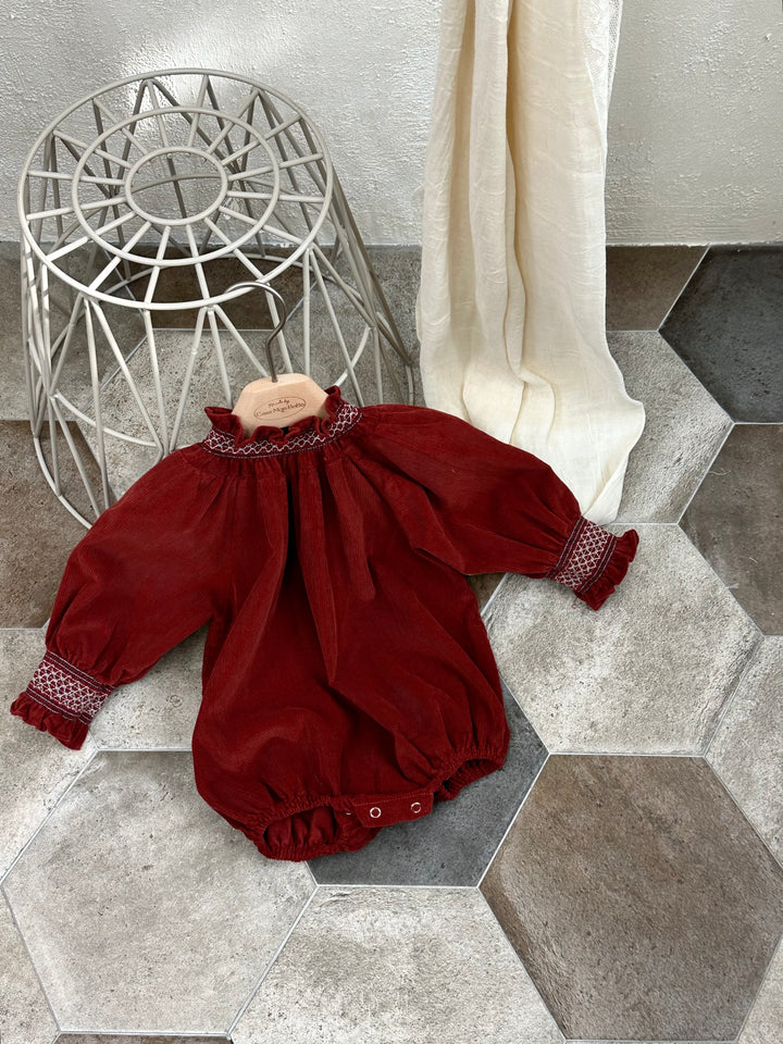 monbebe / Corduroy Smock Suit