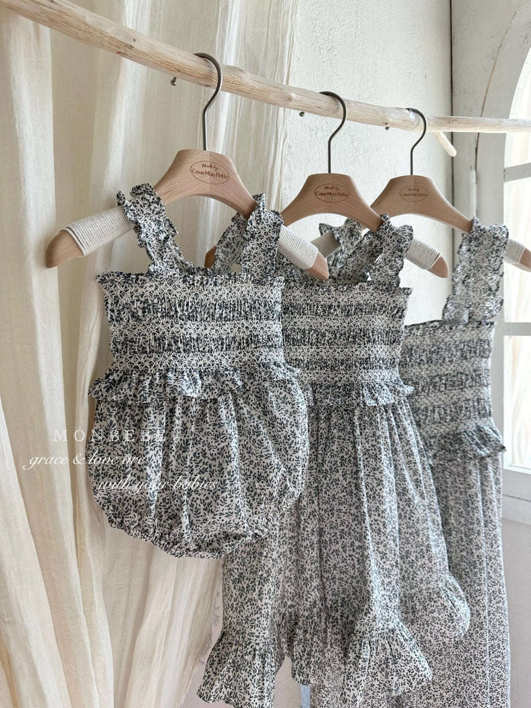 【予約】monbebe / smock dress (kids)
