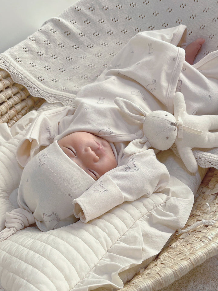 peekaboo  / lapin newborn suit set