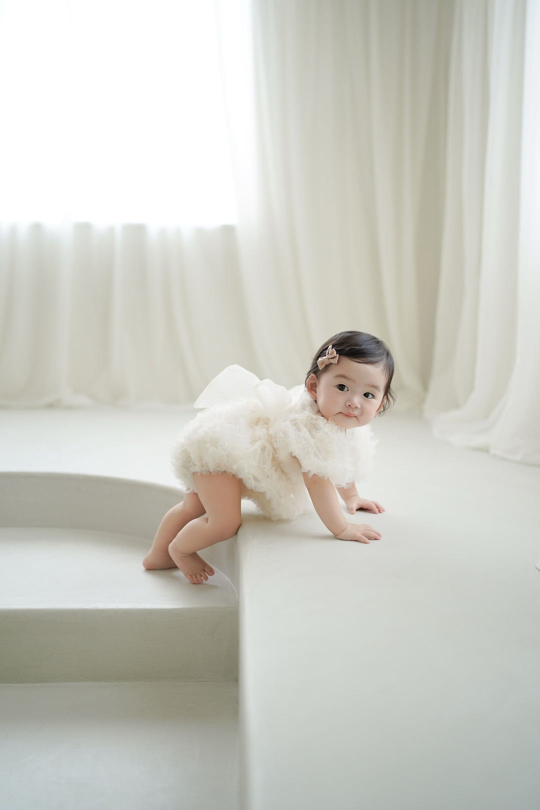 【予約】monbebe / Blanc Shasha suit