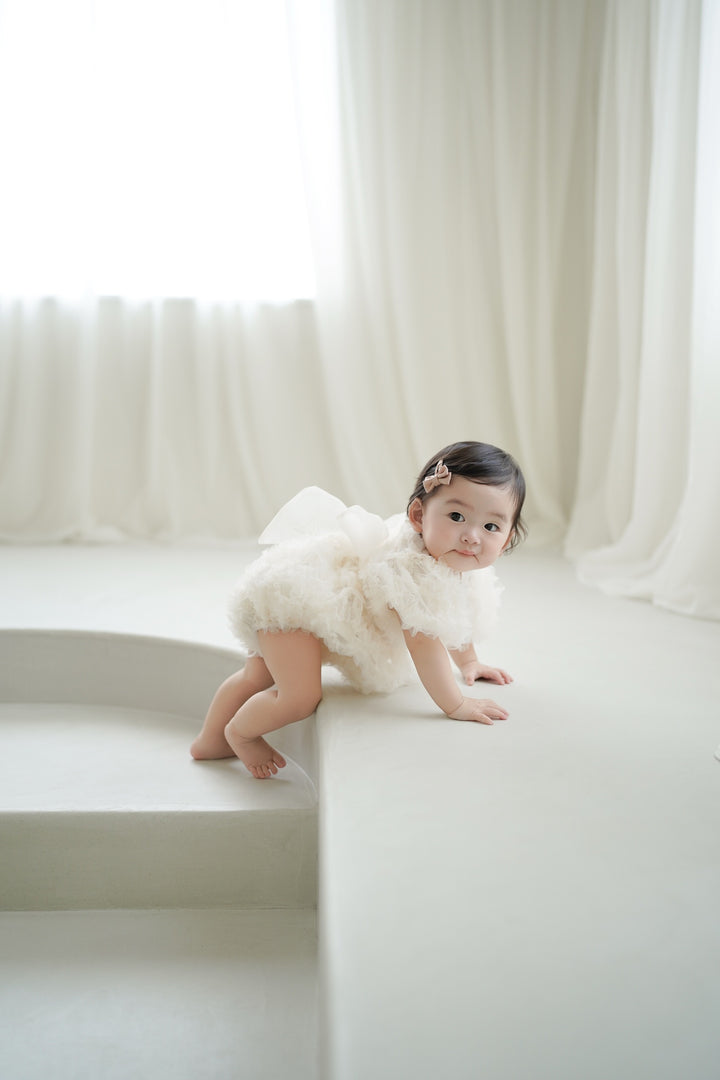 【予約】monbebe / Blanc Shasha suit