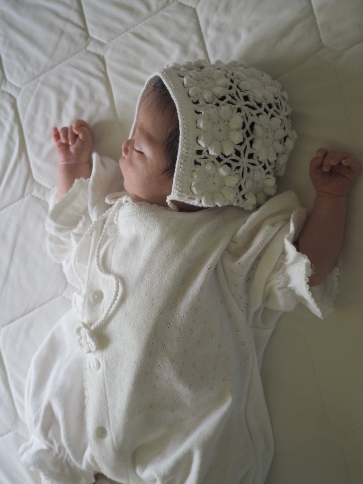 monbebe / handmade cotton bonnet