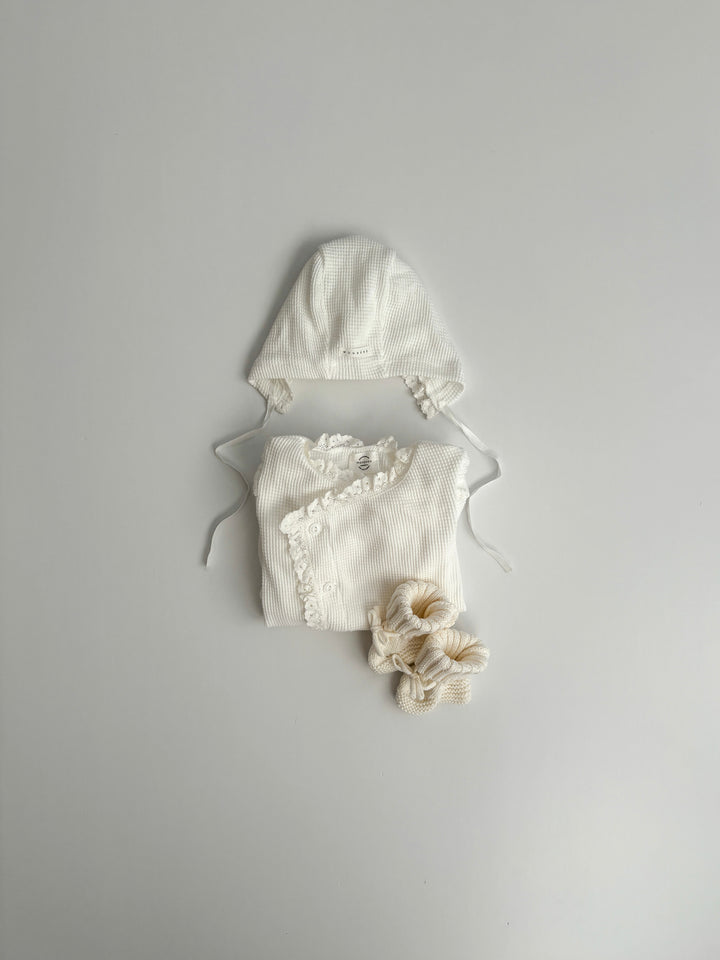 bébé / waffle bonnet