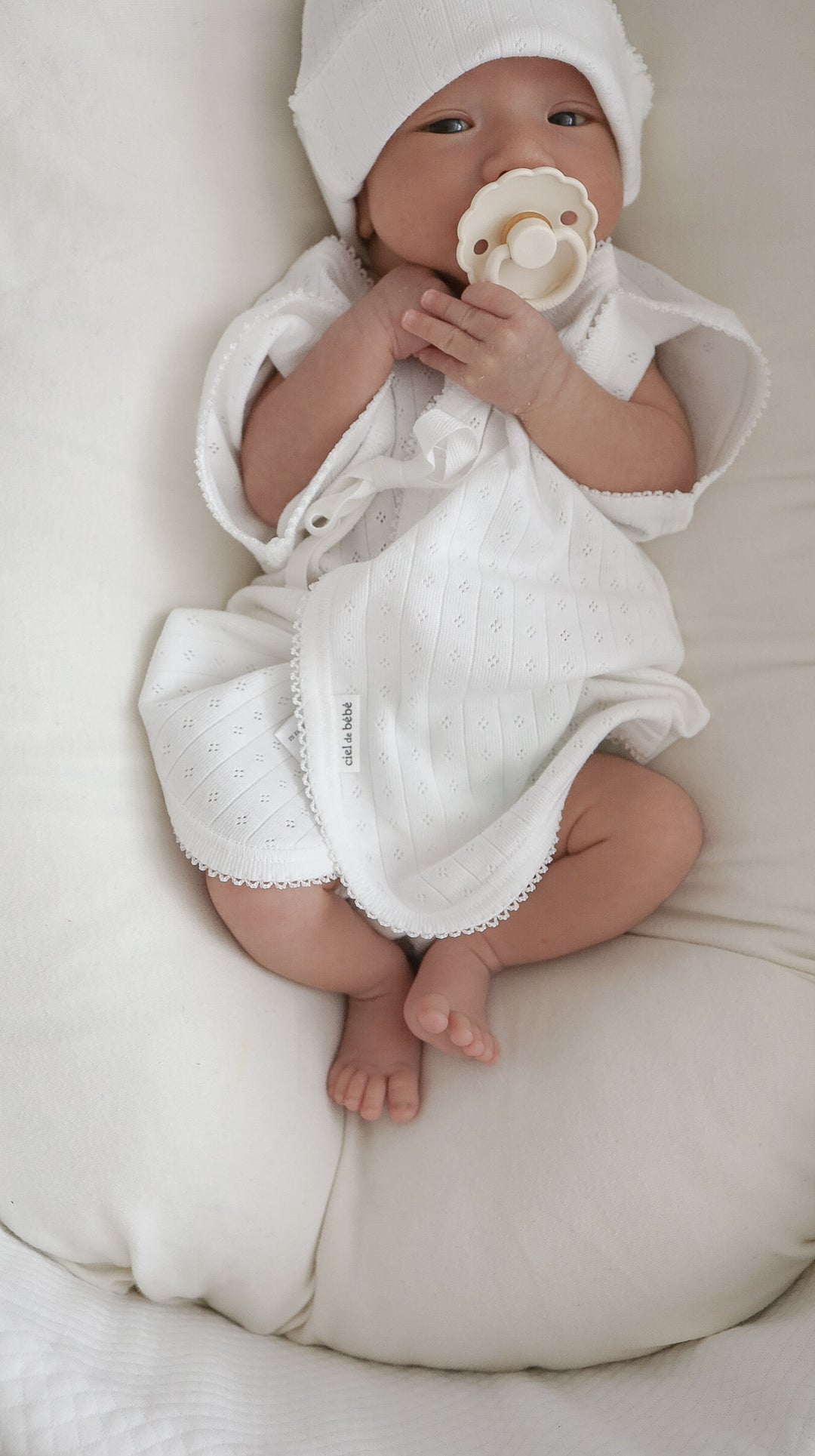 【即納】bébé / 【半袖】Savon Organic underwear (短肌着ype)
