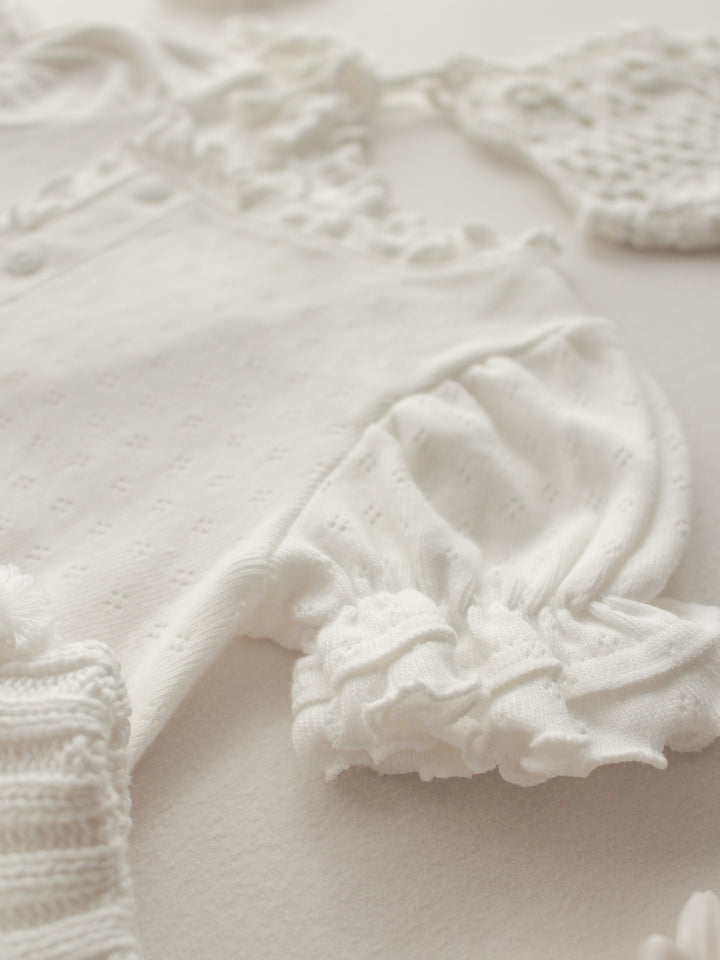 【2026夏新作】bébé / (半袖) whipped frill suit