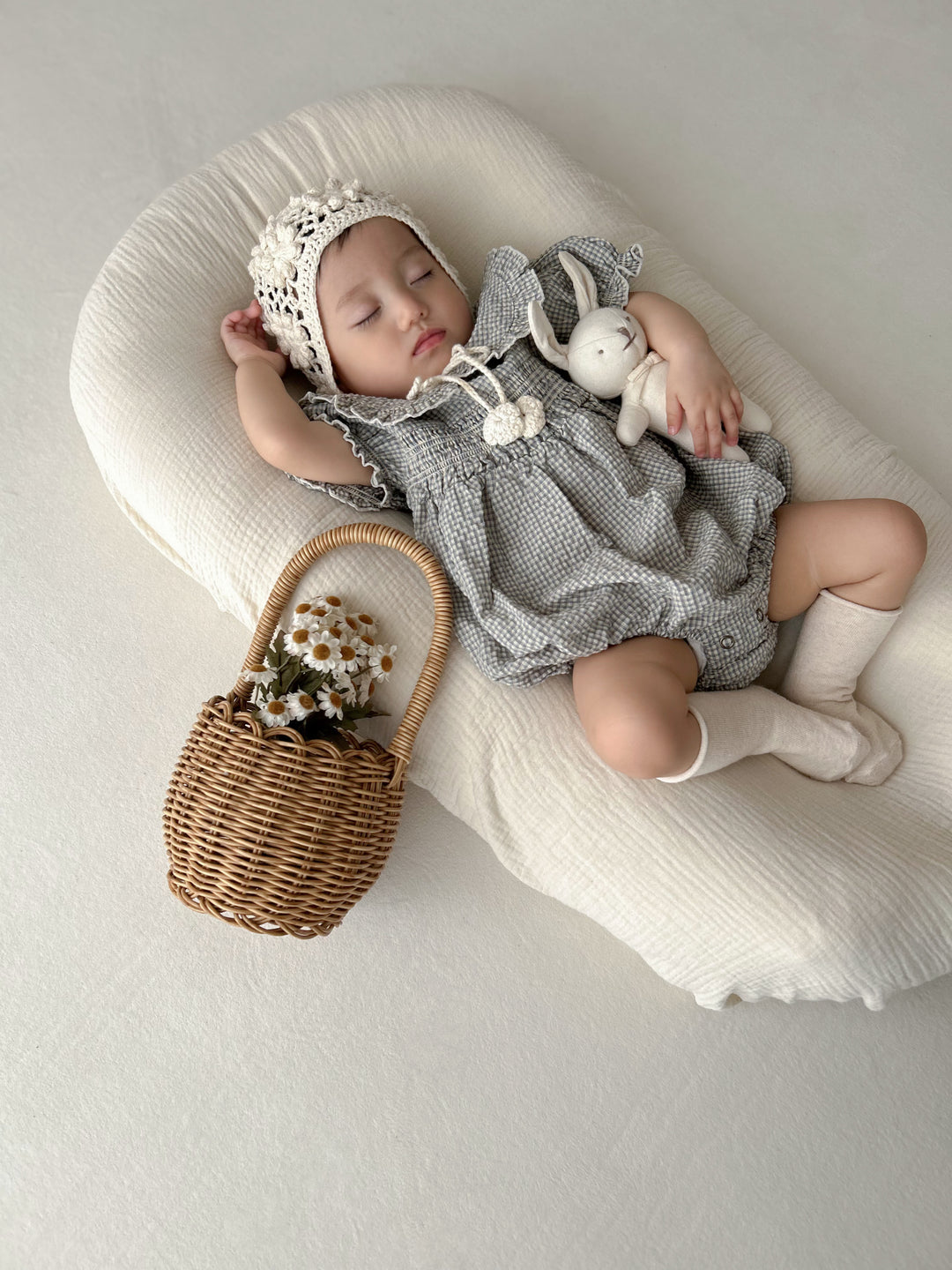 【カート追加時30%OFF】monbebe / Smocked zimmer suit
