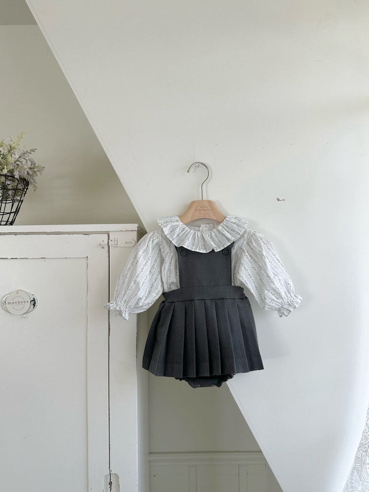 【予約】monbebe / Flower Elder Blouse