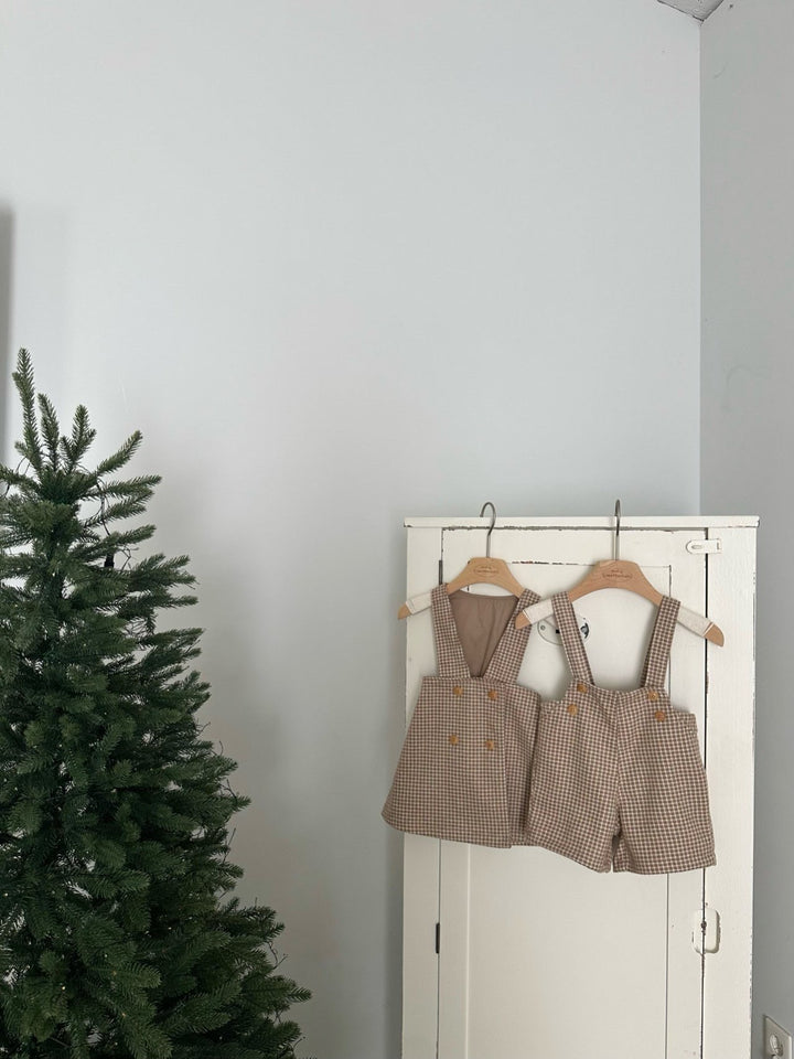 monbebe / Window Check overalls