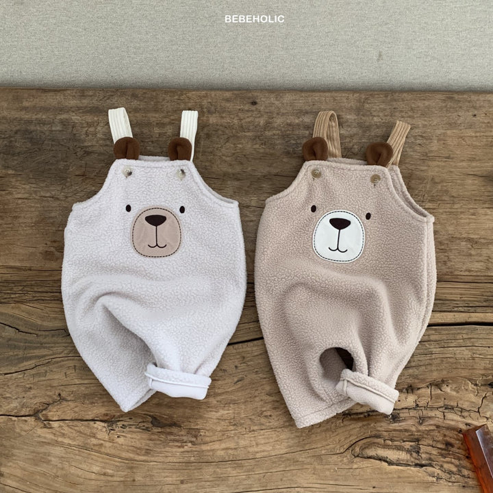 bebeholic / Bear suspender suit