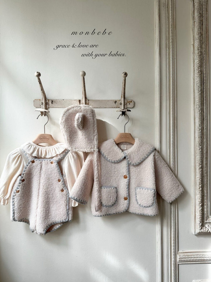 【新作 11/12予約受付開始】monbebe / Cat bonnet