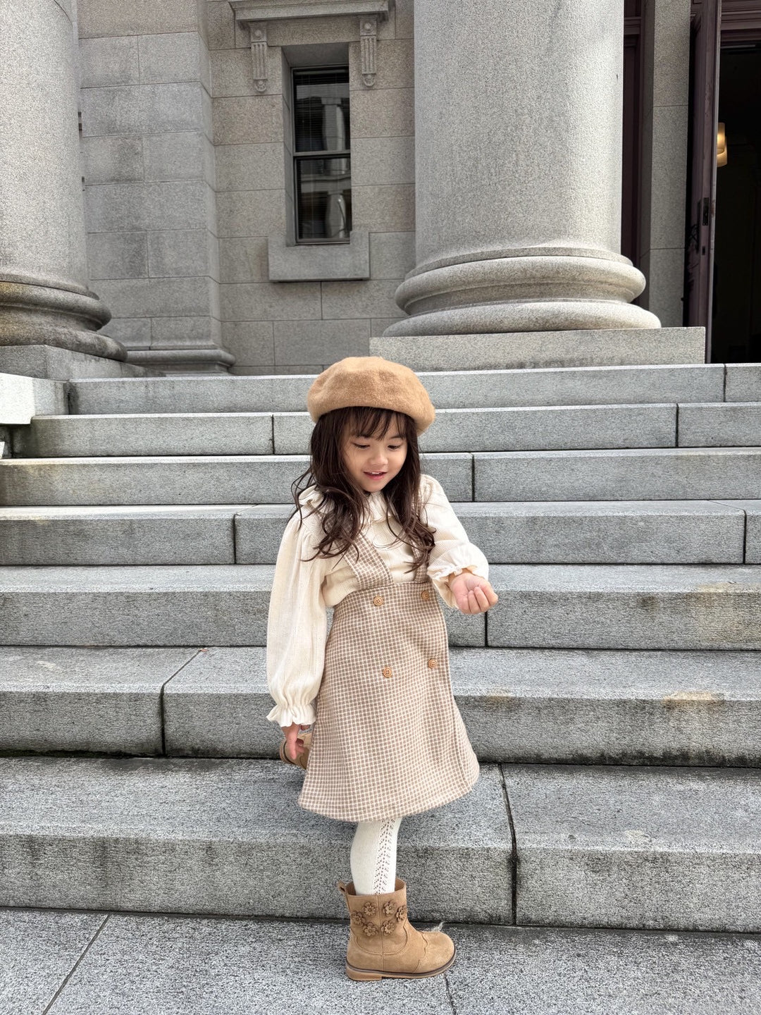 monbebe / Window Check dress