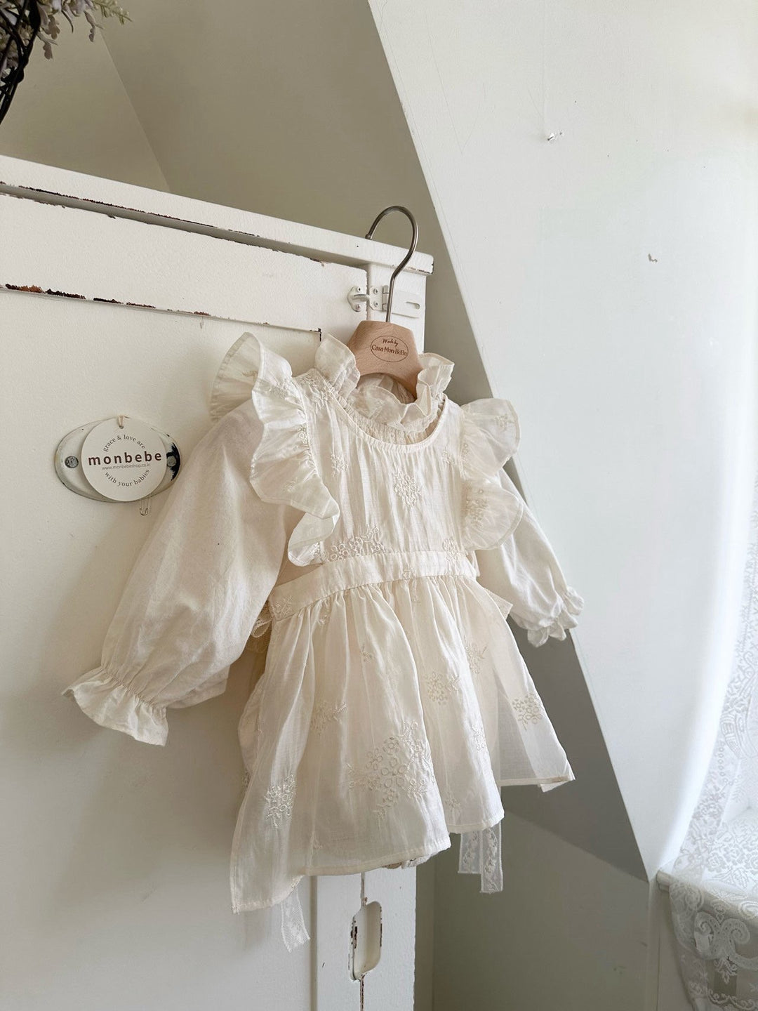 【予約】monbebe / (baby) Lily Layered Dress