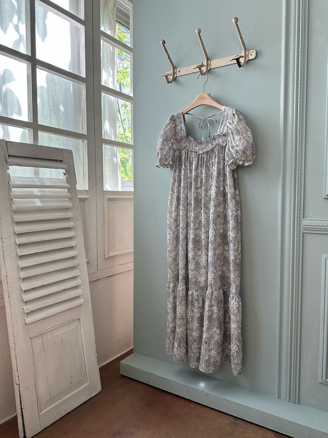 【予約】 monbebe / Hazy Flower Dress   (mom)