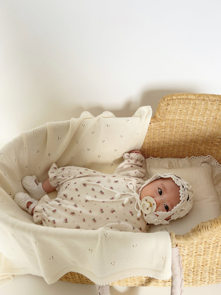 【再入荷なし】 monbebe / (長袖) Floral glory suit