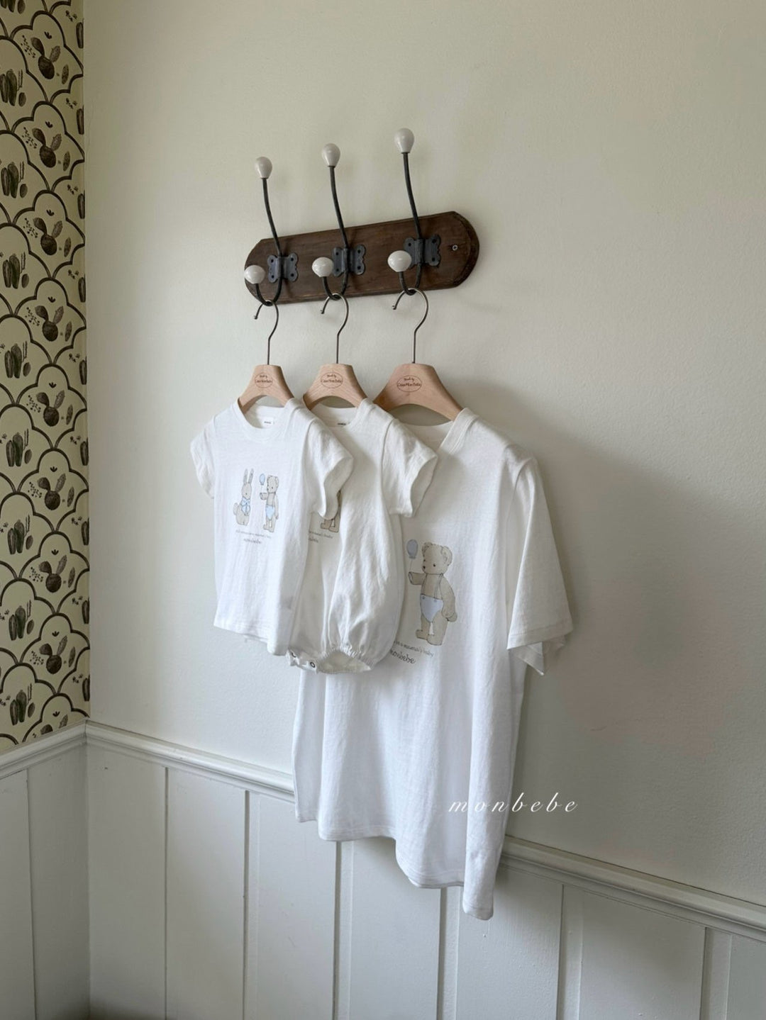 monbebe / (mom) Bunny teddy tee