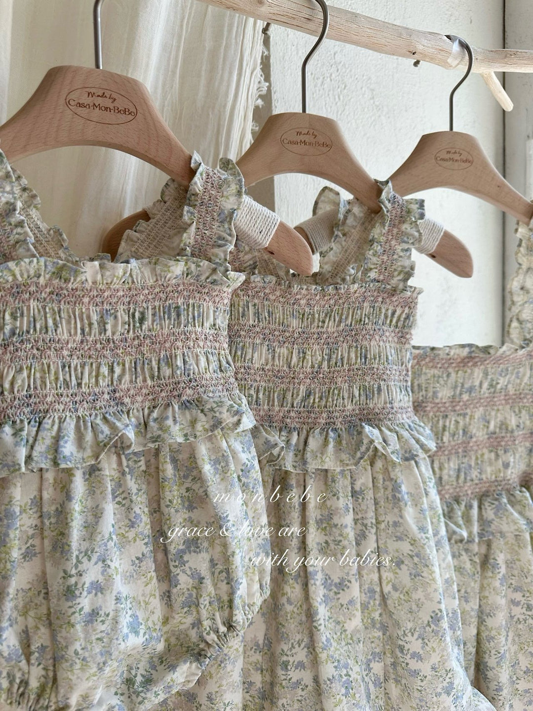 【予約】monbebe / smock dress (kids)