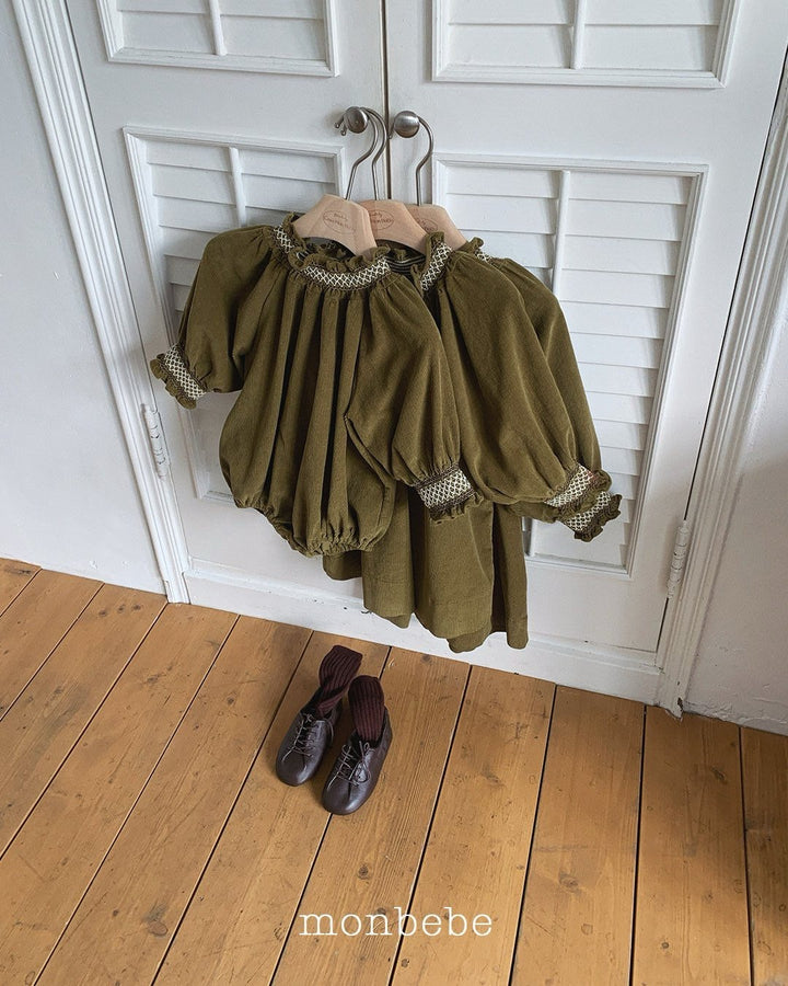 monbebe / Corduroy Smock Dress