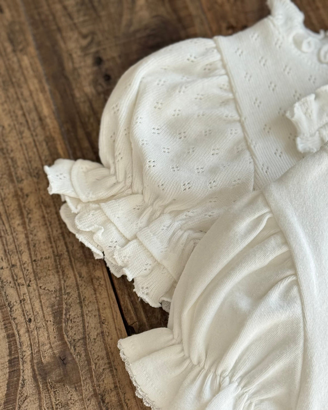 【2026夏新作】bébé / (半袖) whipped frill suit