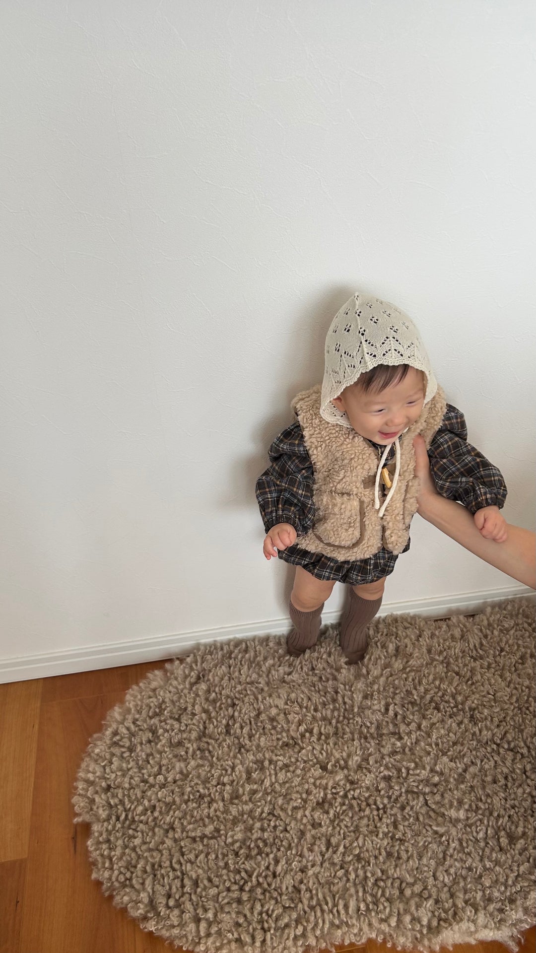 monbebe / Shearling Vest