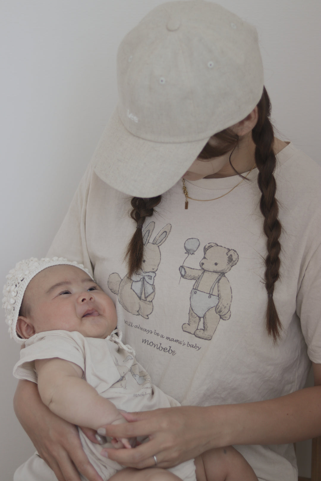 monbebe / (mom) Bunny teddy tee