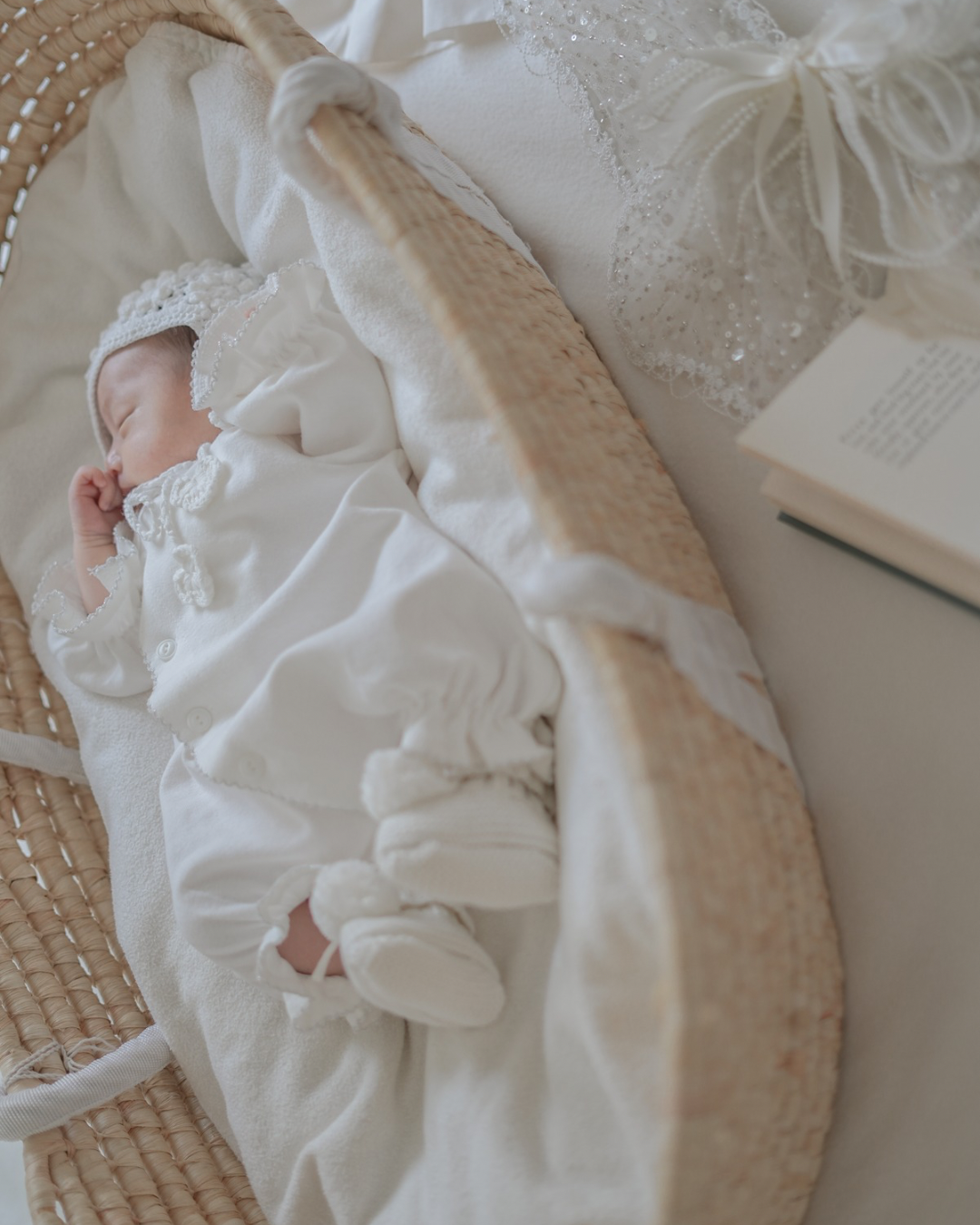 【silver】bébé/ (長袖) Picot glory suit