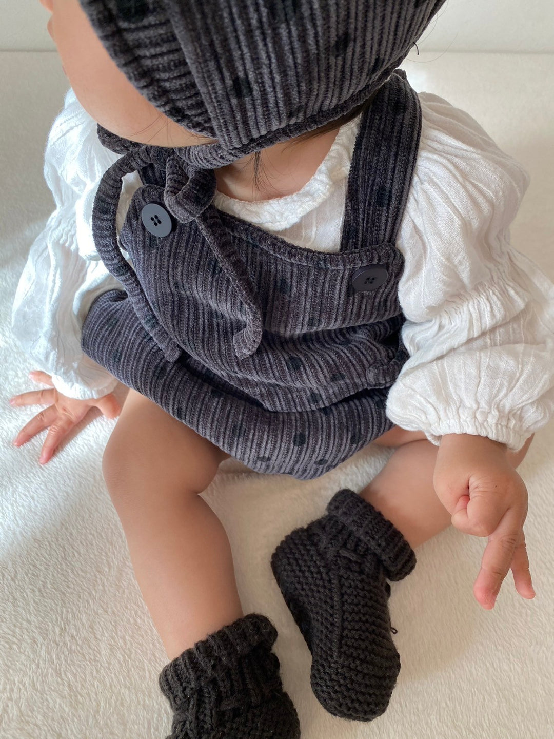 nunubiel /  corduroy romper set