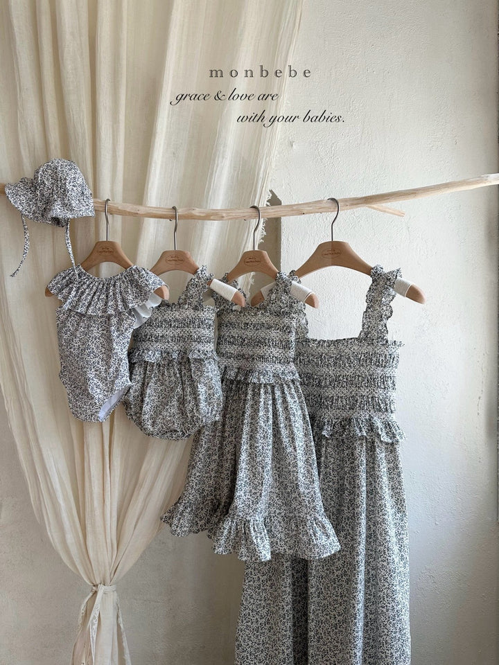 【予約】monbebe / smock dress (kids)