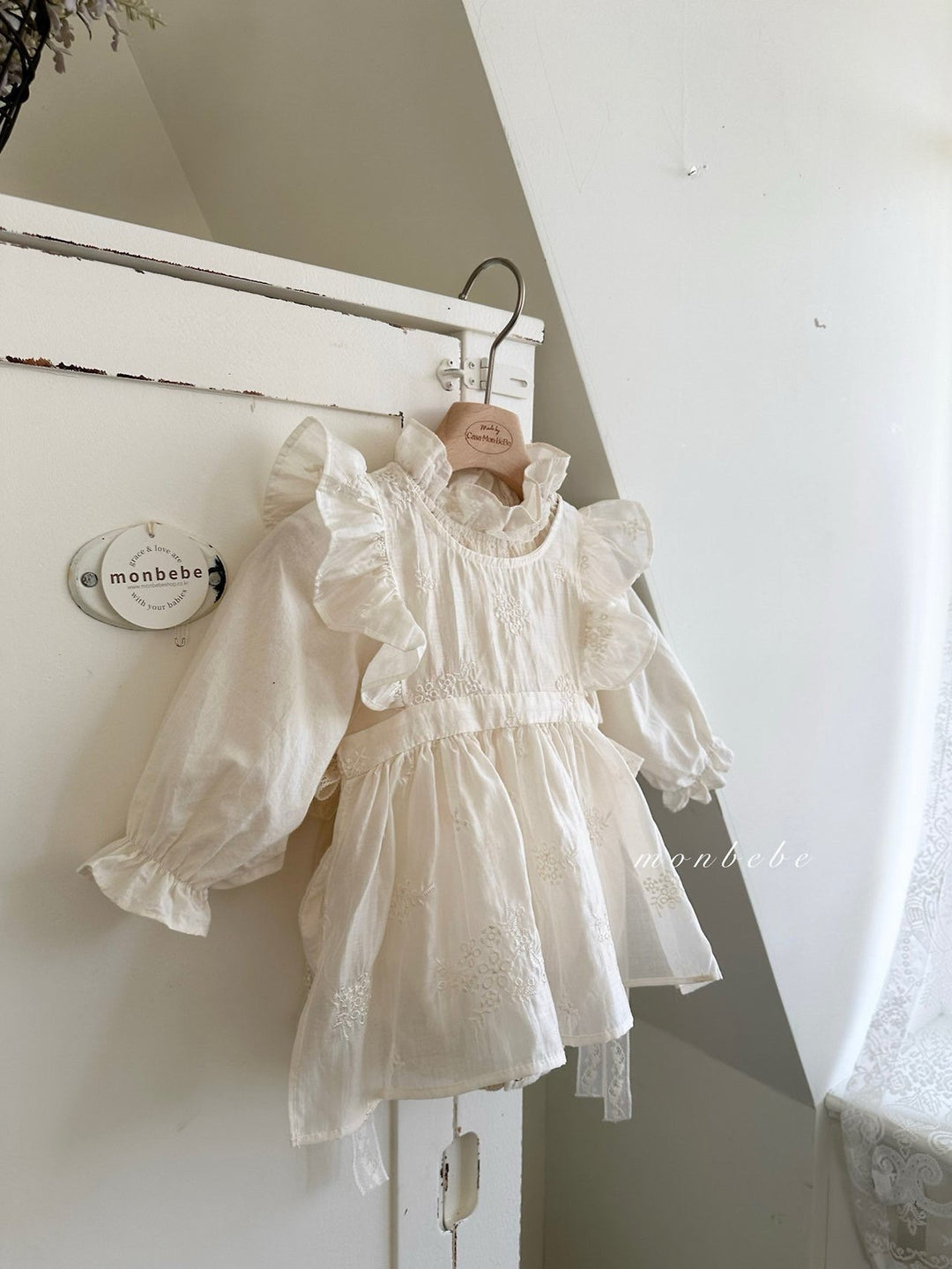 【予約】monbebe / (baby) Lily Layered Dress