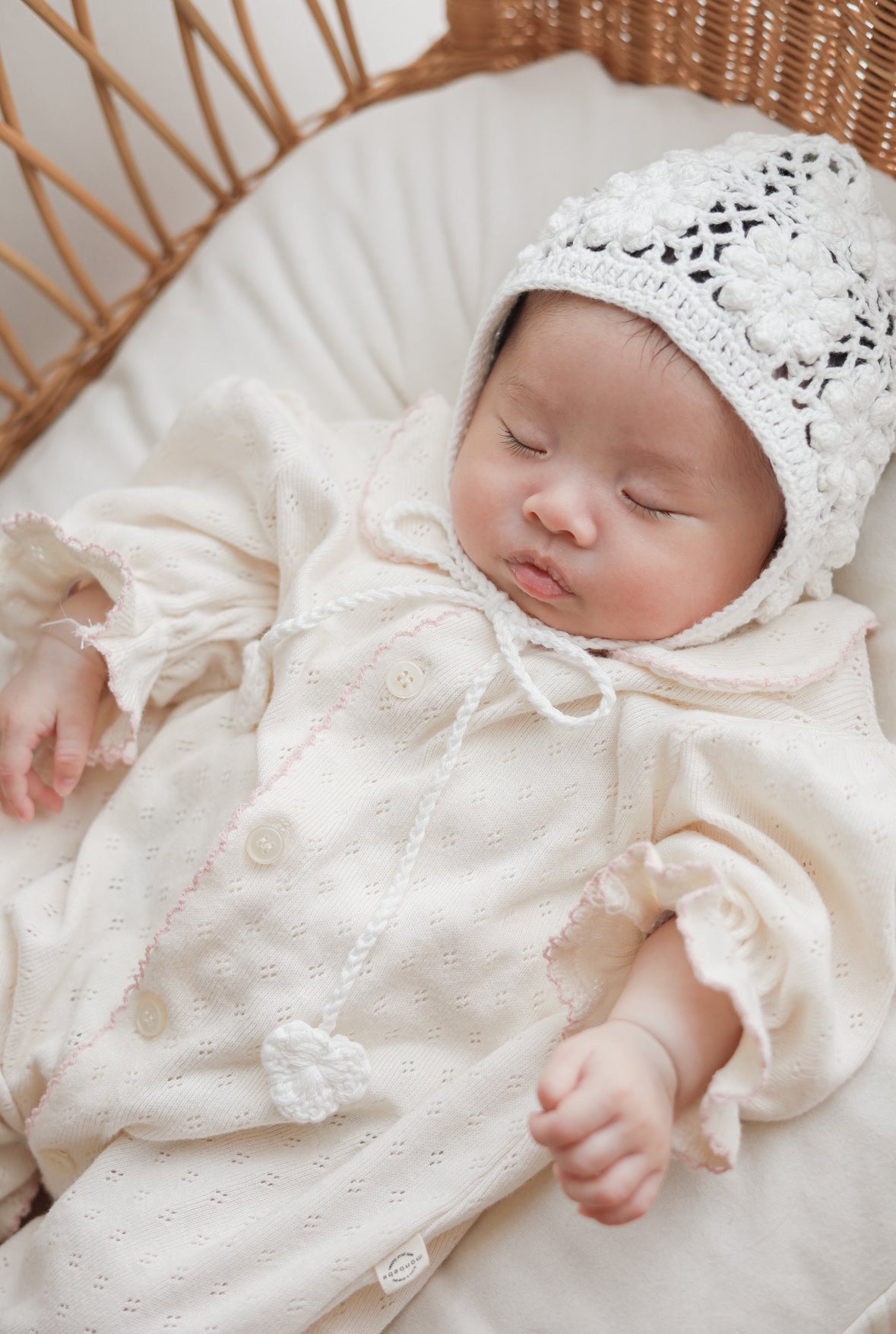 即納】monbebe / (長袖) hana picot lace suit – ciel de bébé
