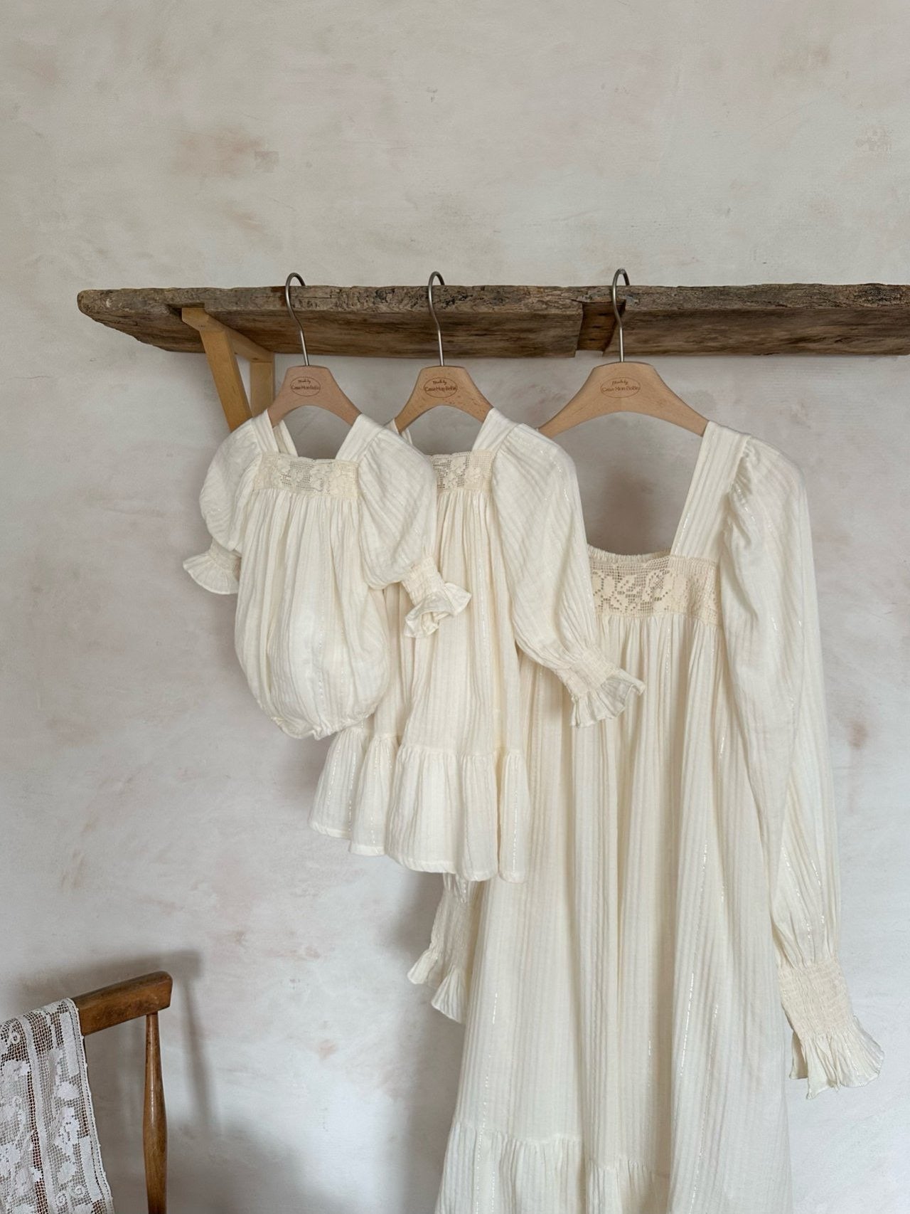 即納】monbebe / (mom) New vintage dress – ciel de bébé