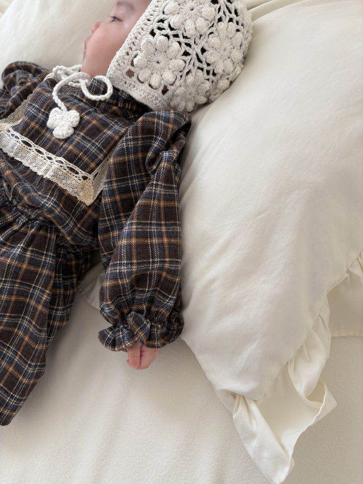 【新作 11/12発売 】monbebe / Lope Check suit